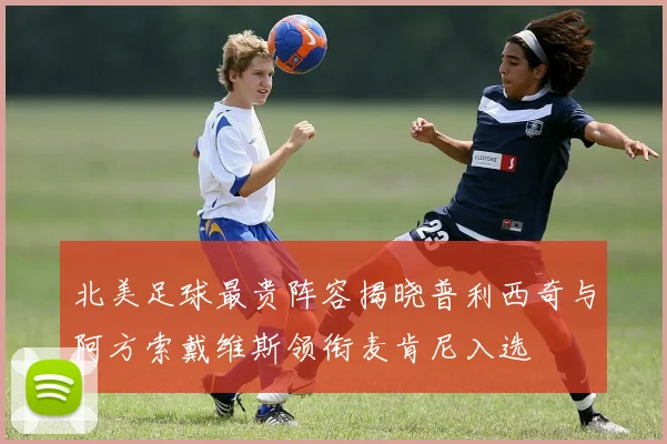 北美足球最贵阵容揭晓普利西奇与阿方索戴维斯领衔麦肯尼入选